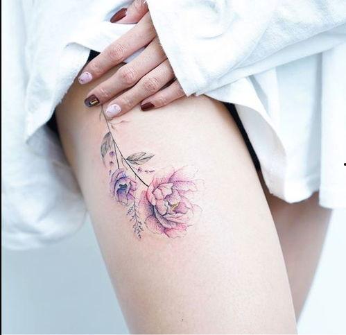 网红大腿纹身,潮流与个性的完美融合